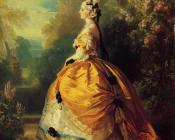 The Empress Eugenie a la Marie Antoinette - 弗朗兹·夏维尔·温特哈特